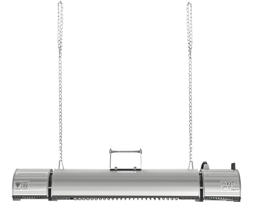 Radiateur de plafond avec suspension à chaîne