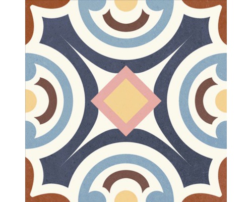 Dekorative Fliese mit geometrischem Muster