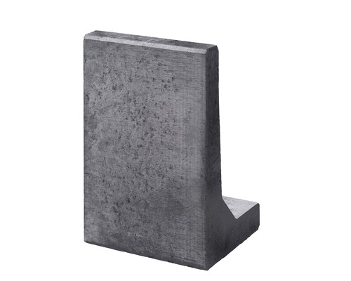 Bordure Bordure pierre en L anthracite 60x35x40x8cm