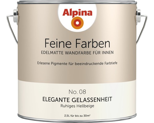 Alpina Feine Farben sans conservateur Elegante Gelassenheit 2,5 L