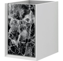 Meuble bas Baden Haus Bellagio largeur 35 cm noir pierre déjà monté 54887