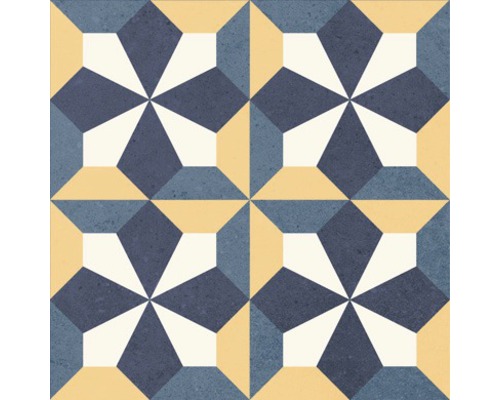 Fliesenmuster mit geometrischen Formen für Wand und Boden