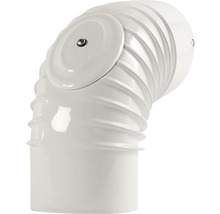 Wandrosette mit 90-Grad-Bogen für Dunstabzugshauben