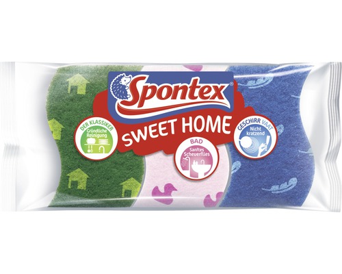 Spontex Sweet Home lot de 3 éponges