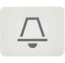 Symbole poussoir sonnette calotte avec symbole opaque blanc alpin Jung 33 K WW WG800/WG600-thumb-0