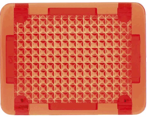 Symbole poussoir neutre calotte rouge sans symbole tamisant Jung 33 NR WG600/WG800 Plaque réflectrice pour une visibilité accrue