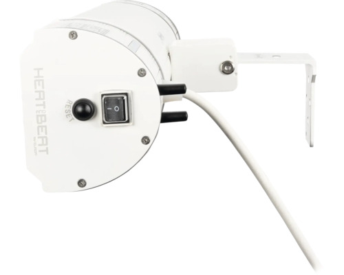 Heizstrahler mit Montagehalterung