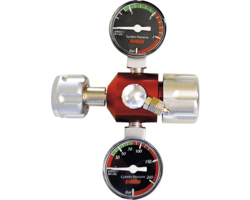 EHEIM Druckminderer mit zwei Manometern zur Druckanzeige