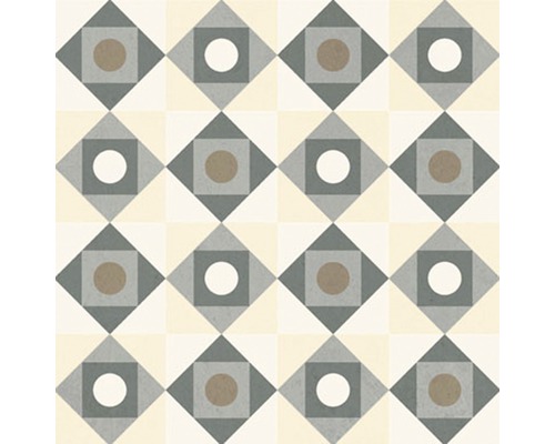 Dekorative Bodenfliese mit geometrischem Muster