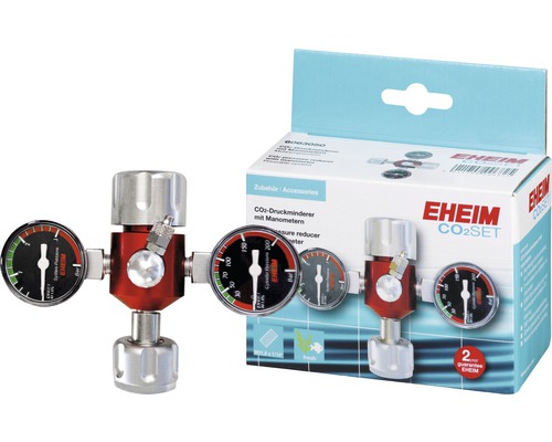 Eheim CO2 Set Druckminderer mit Manometer und Verpackung