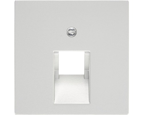 Cache unité de raccordement universel Jung A5691PLUAAL A500 A Creation aluminium Boîtier de connexion réseau pour montage mural