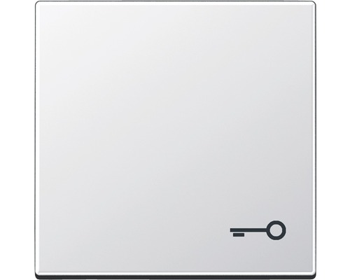 Bascule d'interrupteur avec symbole clé aluminium Jung A 590 TAL A500 A Creation
