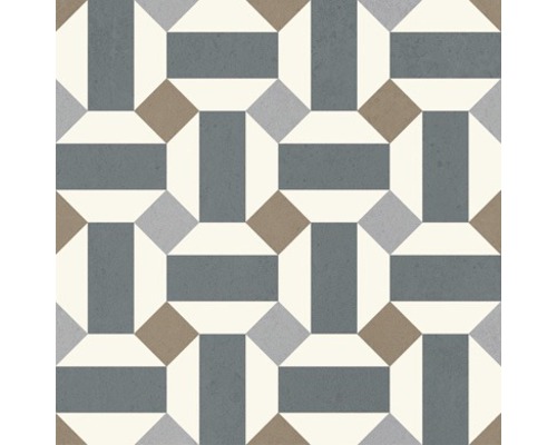 Dekorative Bodenfliese mit geometrischem Muster