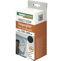 Moustiquaire Windhager Standard PLUS pour fenêtre sans perçage anthracite 150x300 cm