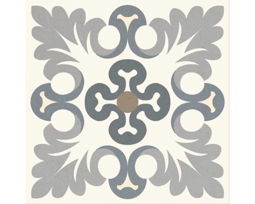 Dekorative Fliese mit floralem Muster