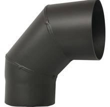 Conduit de poêle coudé 90° Ø 150 mm sans trappe senotherm vernis gris fonte-thumb-0