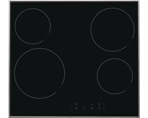 Plaque de cuisson vitrocéramique avec cadre Amica 60 x 50,5 cm 4 zones de cuisson KMC 744 600 E