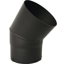 Conduit de poêle coudé 45° Ø 120 mm senotherm vernis noir métallisé-thumb-1