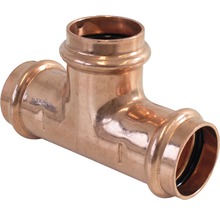 Raccord en T en cuivre pour installations sanitaires