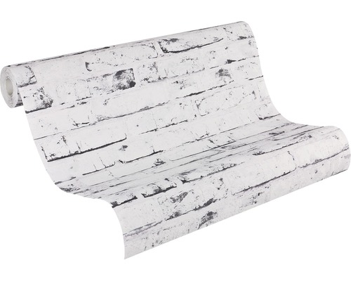 Rouleau de papier peint avec motif de briques