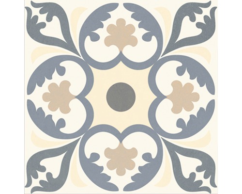 Dekorative Fliese mit floralem Muster