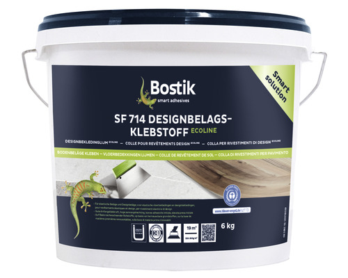 Bostik SF 714 Designbelags-Klebstoff Ecoline 6 kg Eimer Bostik SF 714 Designbelagsklebstoff Ecoline mit 6 Kilogramm Inhalt