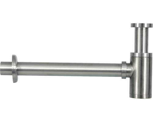 Siphon à tasse Differnz pour lave-mains 1 1/4 pouce x 32 mm chrome mat 30.412.52 Siphon en métal