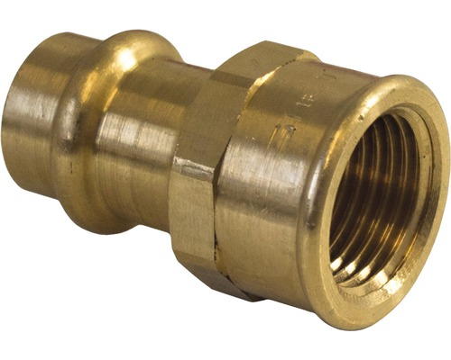 Raccord à compression Viega Sanpress avec contour SC manchon-raccord 22mmx1/2" filetage intérieur 298067 Raccord à compression Viega Sanpress avec contour SC manchon-raccord 22mmx1/2" filetage intérieur 298067