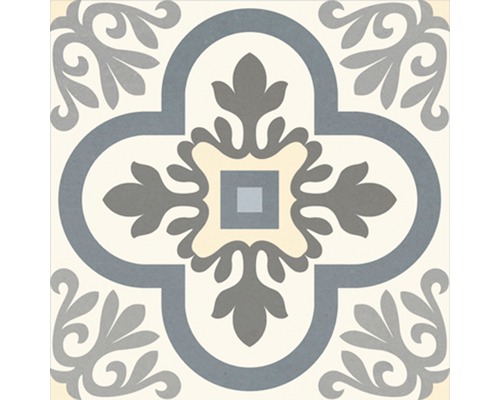 Dekorative Fliese mit floralem Muster für Innenräume