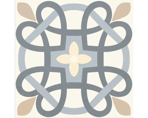 Dekorfliese mit geometrischem Muster