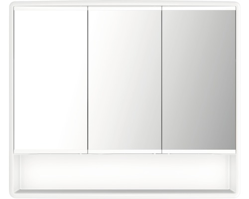 Dreitüriger Spiegelschrank mit Ablage für Badezimmer