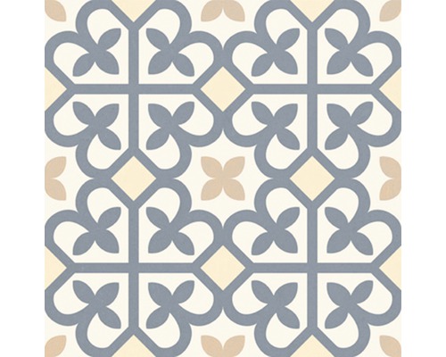 Dekorative Bodenfliese mit geometrischem Muster