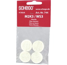 Schego feutre filtrant M2K3 WS3, 4 pièces