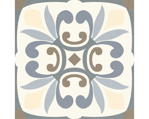 Dekorative Bodenfliese mit Muster