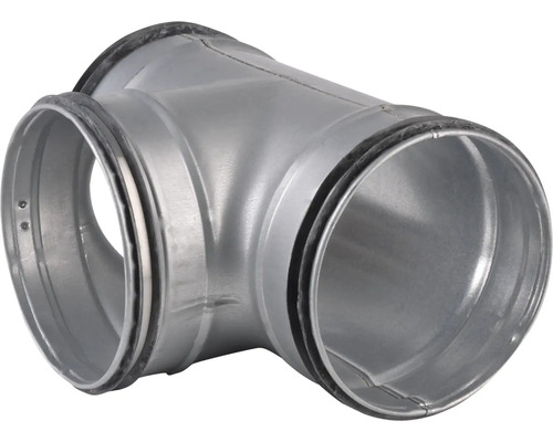 Raccord en T pour conduits d''aération en métal