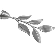 Endstück Blatt für Romana silber-satin Ø 20 mm 2 Stk.