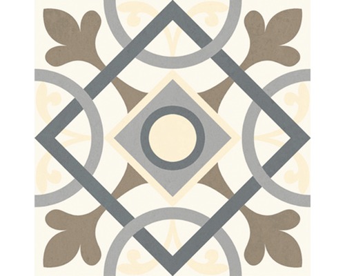 Dekorative Fliese mit geometrischem Muster