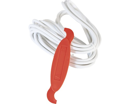 Câble chauffant blanc avec thermostat