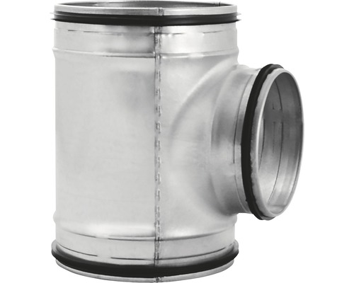 Raccord en T métallique pour systèmes de ventilation