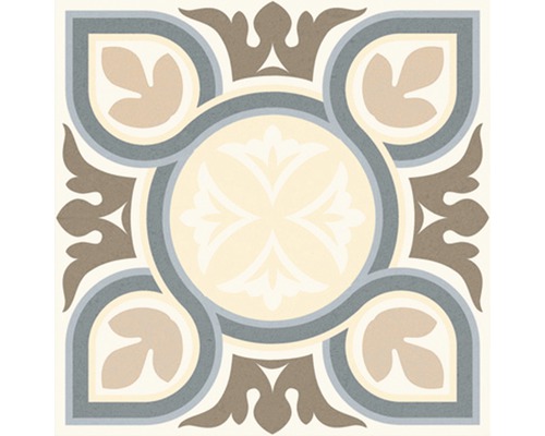 Dekorative Bodenfliese mit Muster