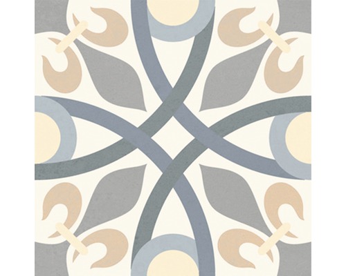 Dekorative Fliese mit geometrischem Muster