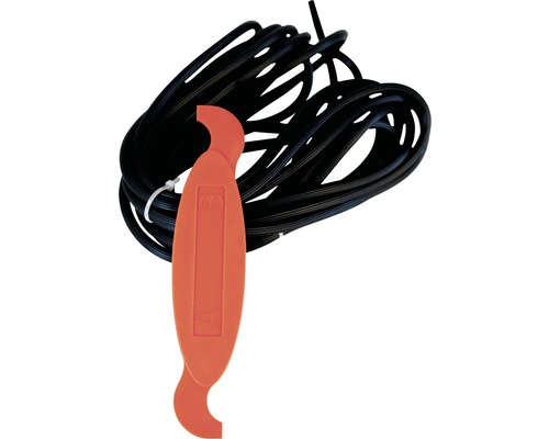 Tuyau d''irrigation noir avec outil orange