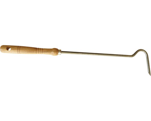 Feuerhaken Bertrams mit Holzgriff 250018 silber Handjäte mit Holzgriff für die Gartenarbeit