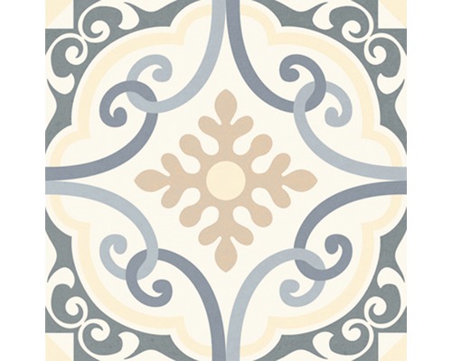 Dekorative Fliese mit floralem Muster