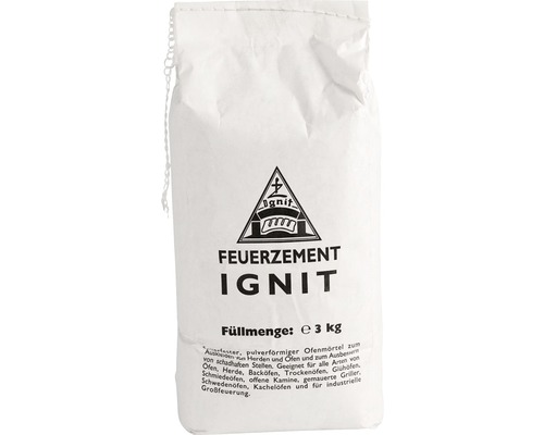 Feuerzement Bertrams 3 kg Sack mit Ignit Feuerzement, 3 kg