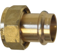 Messingfitting mit Verschraubung für Rohre