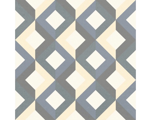 Fliesenmuster mit geometrischen Rauten