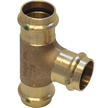 Viega T-Stück aus Messing, 28 mm, für den Sanitärbereich