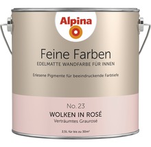 Alpina Feine Farben konservierungsmittelfrei Wolken in Rosé 2,5 L-thumb-0