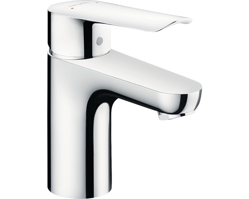 Robinet de lavabo hansgrohe LOGIS E 70 avec tige de traction chrome 71160000 Robinet de lavabo en métal